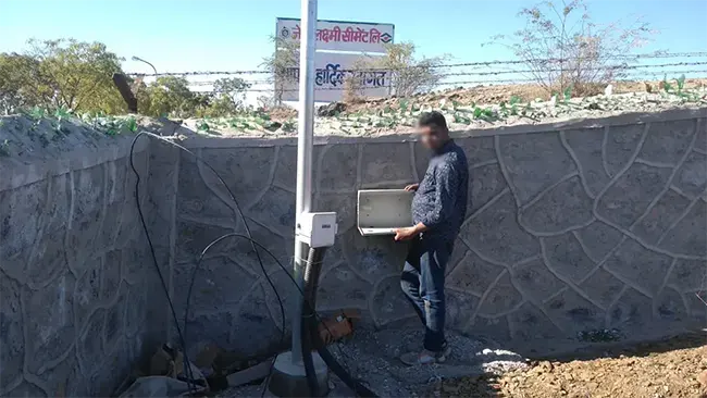 CCTV surveillance system at JK Cement Plant, Sirohi, Rajasthan