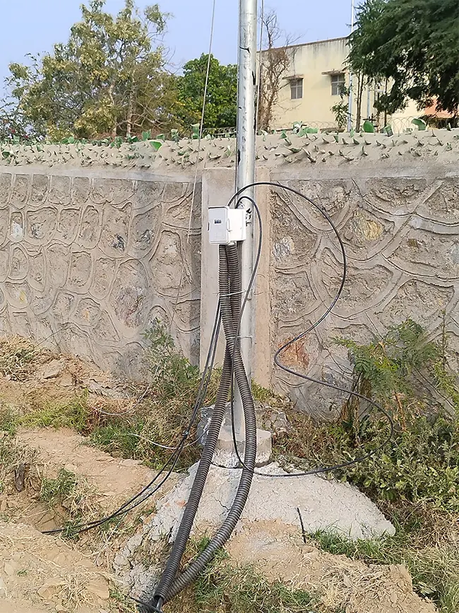 CCTV surveillance system at JK Cement Plant, Sirohi, Rajasthan